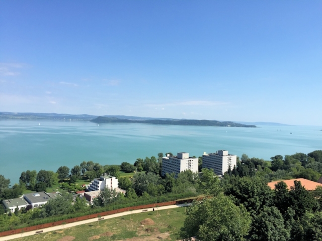 View from the look-out tower in Balatonföldvár